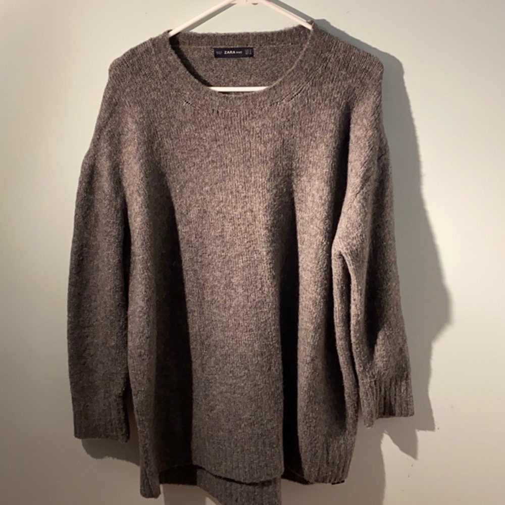 Gray Oversized Sweater